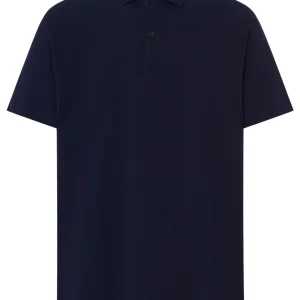 Polo Hombre Manga Corta Algodón Piqué Liso - Azul Marino 0102_39