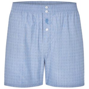 Calzoncillo Bóxer Hombre Premium Tela Estampado - Azul 6105_33