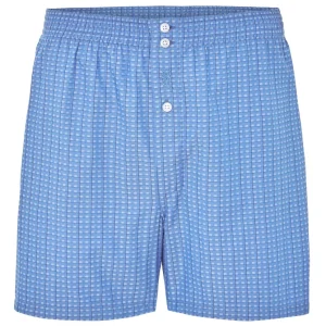 Calzoncillo Bóxer Hombre Premium Tela Estampado - Azul 6106_37