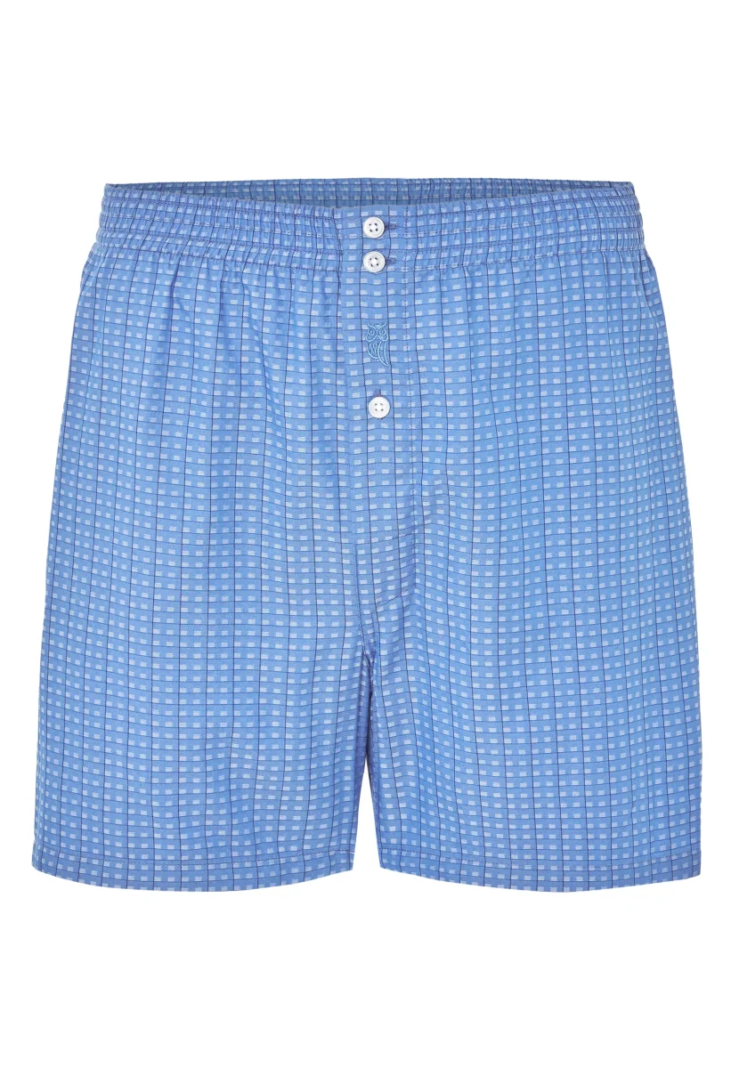 Calzoncillo Bóxer Hombre Premium Tela Estampado - Azul 6106_37