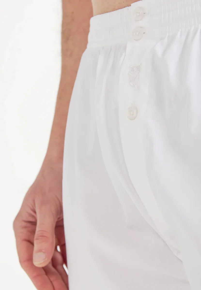 Calzoncillo Bóxer Hombre Algodón Tela Liso - Blanco 6300_11 – Image 5
