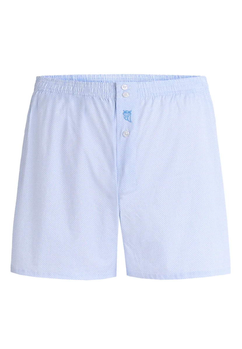 Calzoncillo Bóxer Hombre Algodón Tela Estampado - Celeste 6318_30 – Image 2