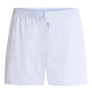 Calzoncillo Bóxer Hombre Algodón Tela Estampado - Celeste 6319_30