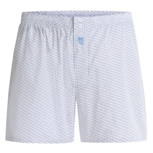 Calzoncillo Bóxer Hombre Algodón Tela Estampado - Celeste 6320_30