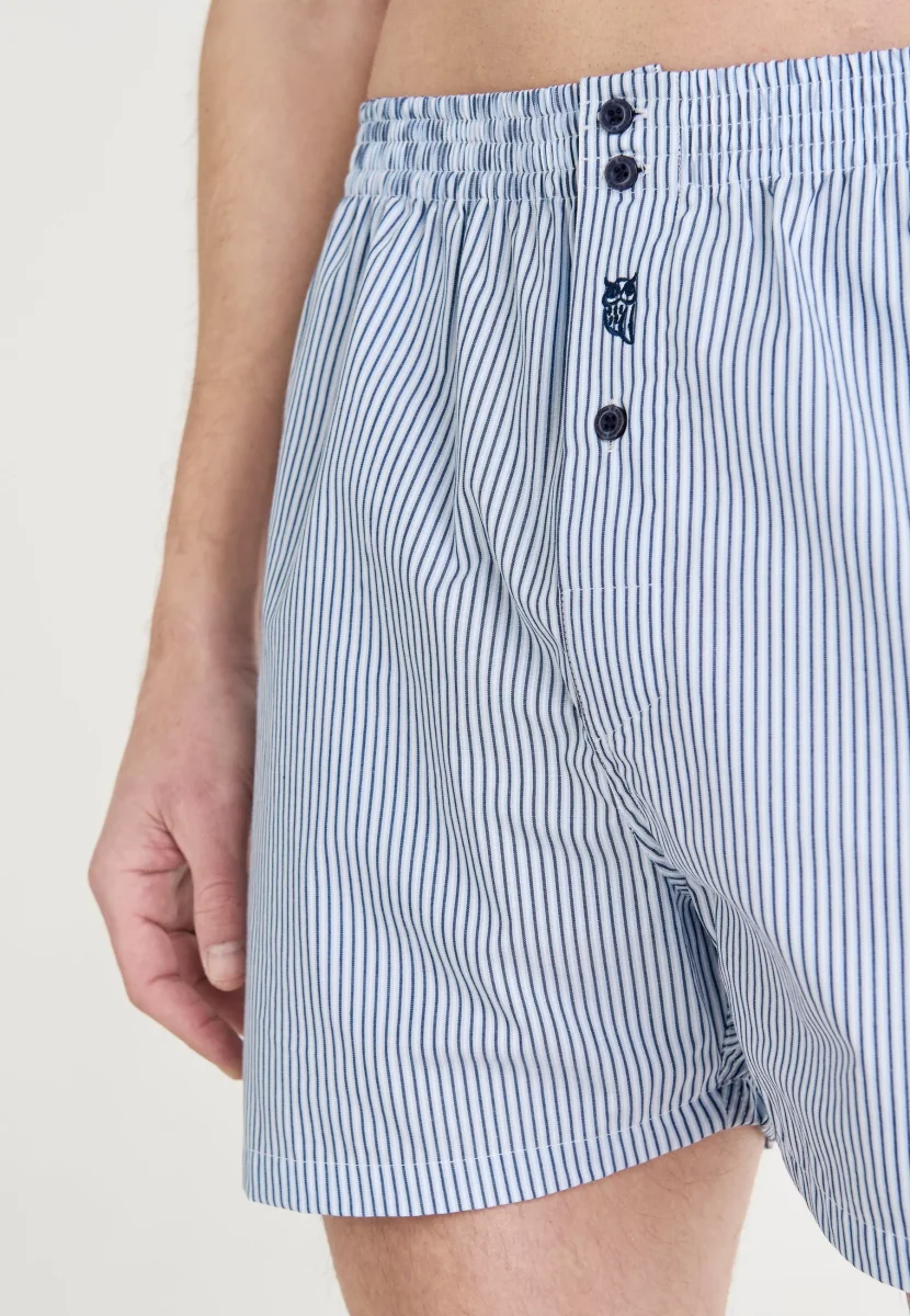 Calzoncillo Bóxer Hombre Algodón Tela Rayas - Celeste 6322_30 – Image 5