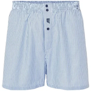 Calzoncillo Bóxer Hombre Algodón Tela Rayas - Celeste 6322_30