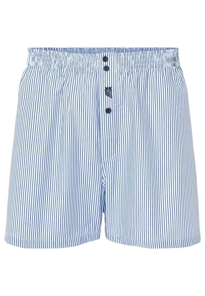 Calzoncillo Bóxer Hombre Algodón Tela Rayas - Celeste 6322_30 – Image 2