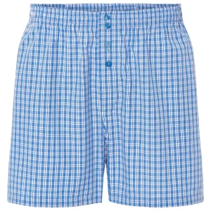 Calzoncillo Bóxer Hombre Algodón Tela Cuadros - Azul 6323_36