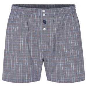 Calzoncillo Bóxer Hombre Algodón Popelín Cuadros - Gris 6934_22