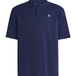 Camiseta Pijama Hombre Manga Corta Tapeta Algodón Lisa - Azul 7631_39