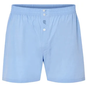 Calzoncillo Bóxer Hombre Algodón Fil_à_Fil Liso - Celeste 7987_30