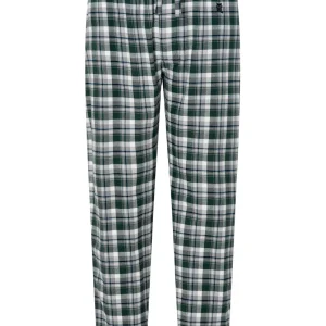 Pantalón Pijama Hombre Invierno Premium Algodón Franela Cuadros - Verde 8896_40