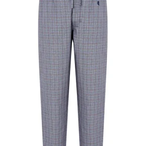 Pantalón Pijama Hombre Largo Algodón Popelín Cuadros - Gris 8919_22
