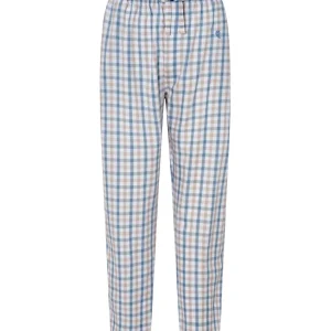 Pantalón Pijama Hombre Largo Algodón Popelín Cuadros - Verde 8920_44