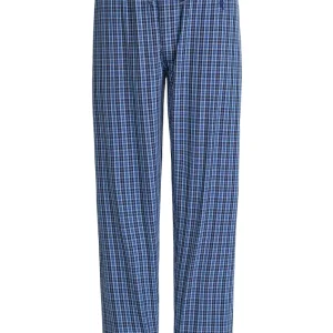Pantalón Pijama Hombre Largo Algodón Popelín Cuadros - Azul 8944_39