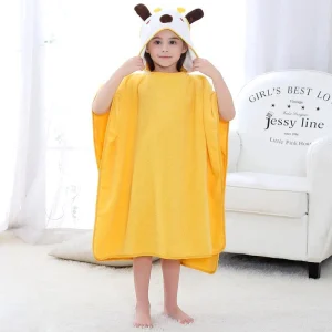 Poncho Fille Girafe