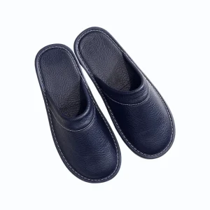 Chaussons Femme En Cuir