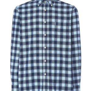 Camisa Hombre Franela Cuadros Algodón Invierno Premium con Bolsillo - Azul 0400_36