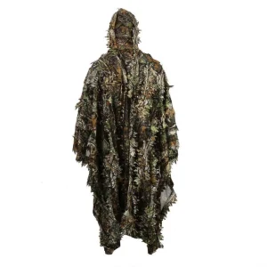 Poncho Ghillie Camouflage Professionnel - Chasse & Airsoft