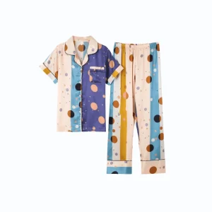 Pyjama Satin Femme Été [2 Pièces]