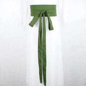 Ceinture Obi Verte Style Japonais Kimono Yukata Femme