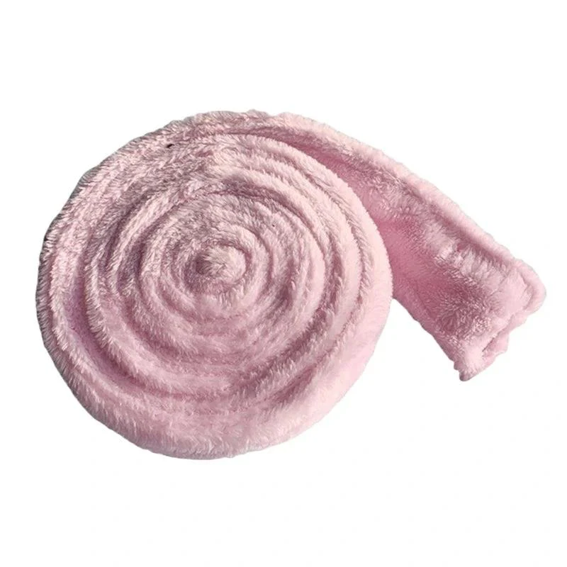 Ceinture Peignoir Polaire Rose Clair Douce Confort