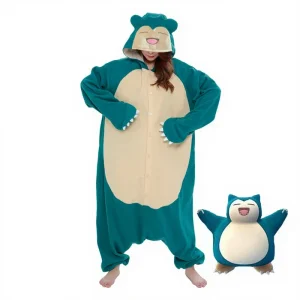 Combinaison Pyjama Pokémon Ronflex Vert Sarcelle