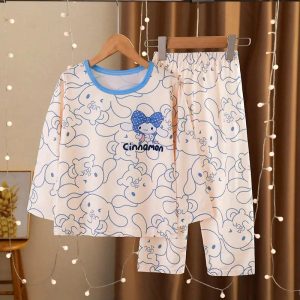 Pyjama Enfant Cinnamoroll Pêche Clair Manches Longues