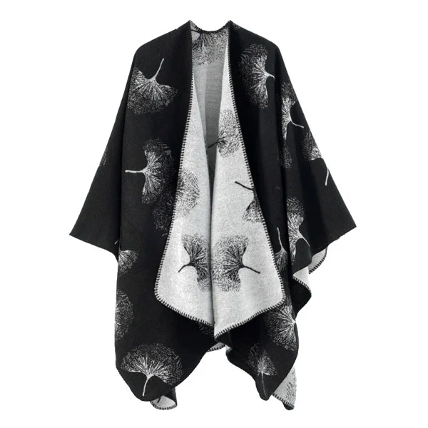 Poncho Motifs Coton Bariolés – Image 5