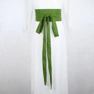 Ceinture Obi Verte Style Japonais Kimono Yukata