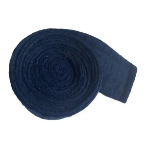 Ceinture de Peignoir Flanelle Bleu Marine - Tissu Doux