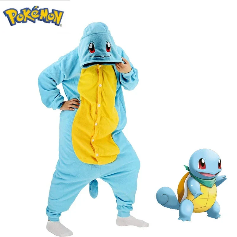 Combinaison Pyjama Pokémon Carapuce Bleu Tortue Polaire – Image 2