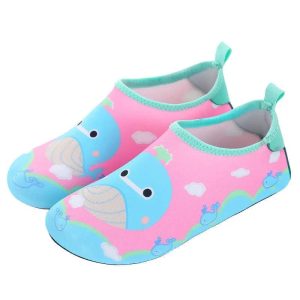 Chaussures Aquatiques Enfant Rose Motif Baleine