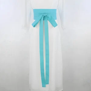 Ceinture Obi Japonaise Turquoise - Style Kimono Yukata