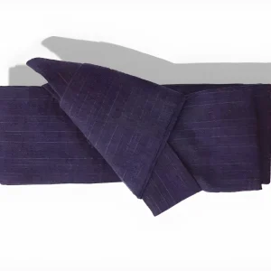 Ceinture Obi Kimono Violet – Coton 250cm Style Japonais