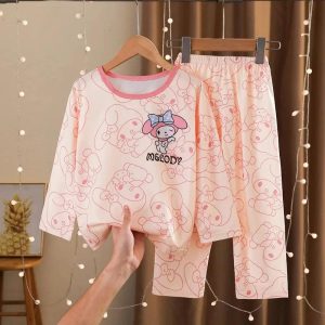 Pyjama Enfant My Melody Rose Pâle Manches Longues