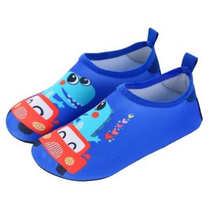 Chaussures Aquatiques Enfant Bleu - Motif Dinosaure Voiture