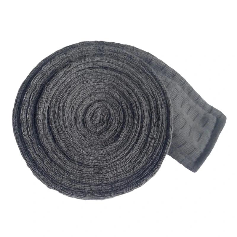 Ceinture Peignoir Gris - Cordon de Rechange en Flanelle