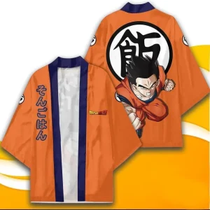 Kimono Dragon Ball Gohan Orange - Vêtement Japonais Unisexe