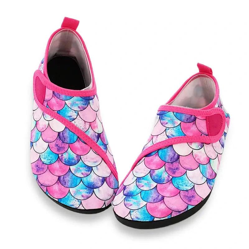 Chaussures Aquatiques Enfant Sirène Rose