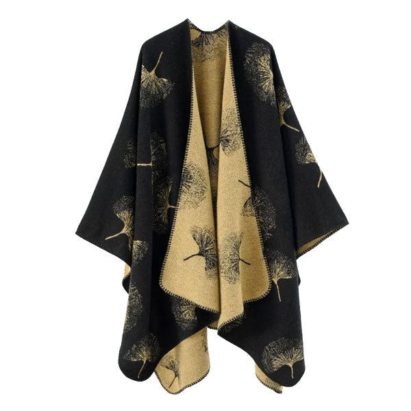 Poncho Motifs Coton Bariolés – Image 3