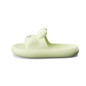 Chaussons Lapin Vert Menthe - Adulte Unisexe Confort