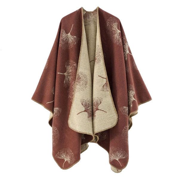 Poncho Motifs Coton Bariolés – Image 6