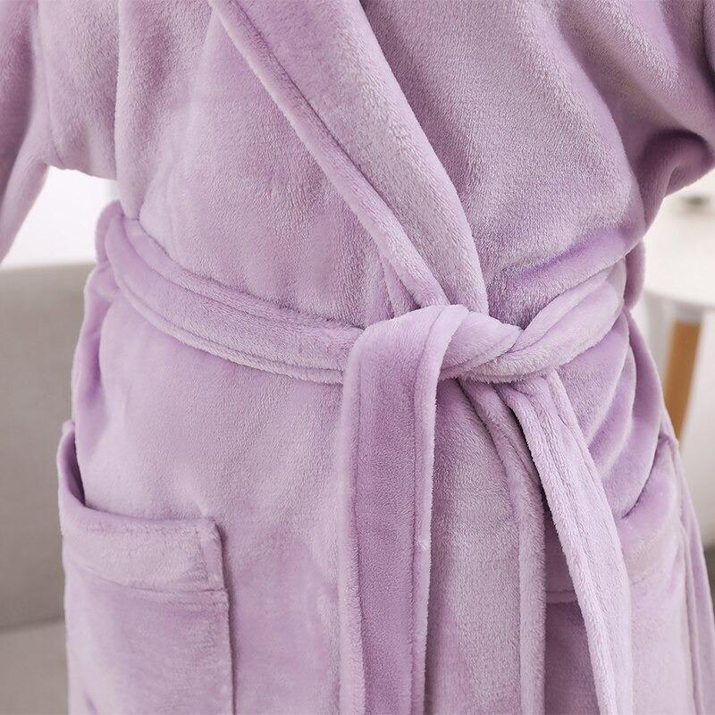 Robe de Chambre Femme Violet – Image 3