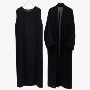 Abaya Kimono 2 Pièces Noir