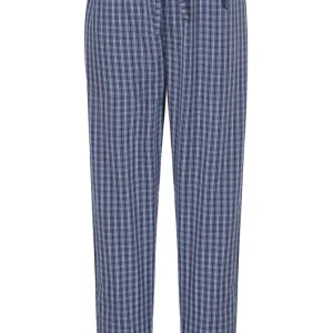 Pantalón Pijama Hombre Largo Algodón Popelín Cuadros - Rojo 8977_90