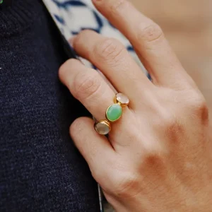 Bague Maltée Multipierre