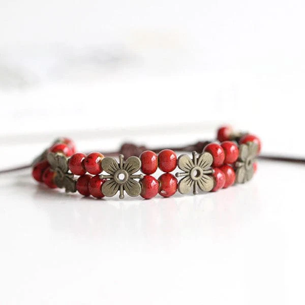 Bracelet japonais fleuri – Image 5