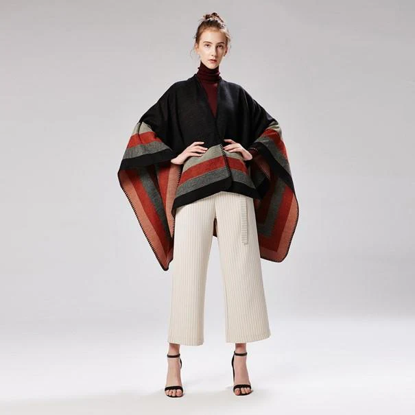 Cape Poncho Femme Hiver – Image 4