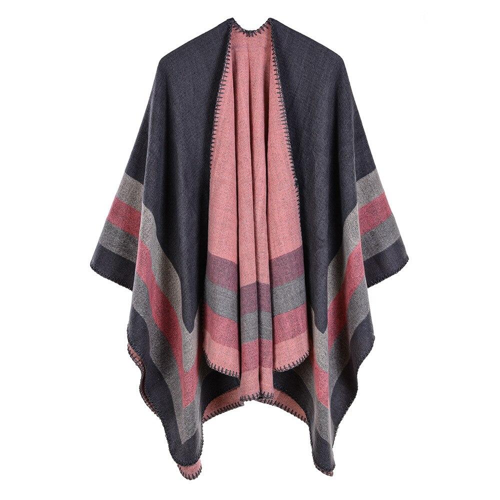 Cape Poncho Femme Hiver – Image 9